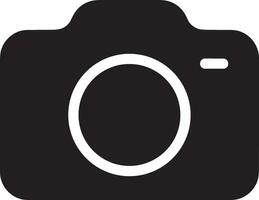 Camera photography icon symbol vector image. Illustration of multimedia photographic lens graphic design image