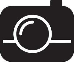 Camera photography icon symbol vector image. Illustration of multimedia photographic lens graphic design image