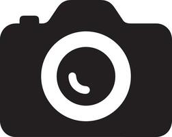 Camera photography icon symbol vector image. Illustration of multimedia photographic lens graphic design image