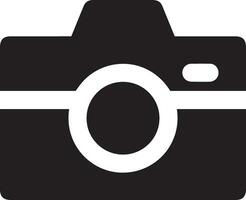 Camera photography icon symbol vector image. Illustration of multimedia photographic lens graphic design image