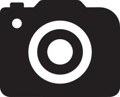 Camera photography icon symbol vector image. Illustration of multimedia photographic lens graphic design image