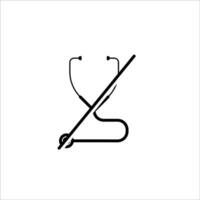 Stethoscope icon vector