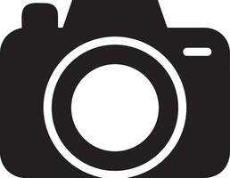 Camera photography icon symbol vector image. Illustration of multimedia photographic lens graphic design image