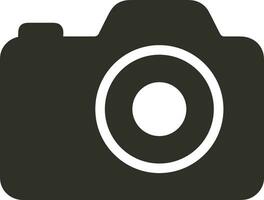 Camera photography icon symbol vector image. Illustration of multimedia photographic lens graphic design image