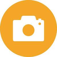 Camera photography icon symbol vector image. Illustration of multimedia photographic lens graphic design image