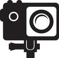 Camera photography icon symbol vector image. Illustration of multimedia photographic lens graphic design image