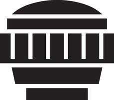 Camera photography icon symbol vector image. Illustration of multimedia photographic lens graphic design image
