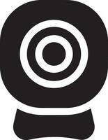 Camera photography icon symbol vector image. Illustration of multimedia photographic lens graphic design image