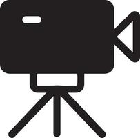 Camera photography icon symbol vector image. Illustration of multimedia photographic lens graphic design image