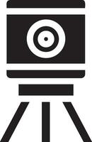 Camera photography icon symbol vector image. Illustration of multimedia photographic lens graphic design image