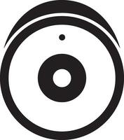 Camera photography icon symbol vector image. Illustration of multimedia photographic lens graphic design image