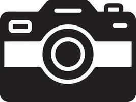 Camera photography icon symbol vector image. Illustration of multimedia photographic lens graphic design image