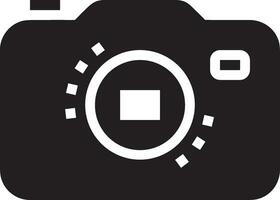 Camera photography icon symbol vector image. Illustration of multimedia photographic lens graphic design image