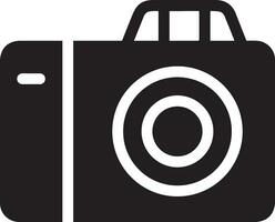 Camera photography icon symbol vector image. Illustration of multimedia photographic lens graphic design image