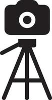 Camera photography icon symbol vector image. Illustration of multimedia photographic lens graphic design image