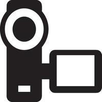 Camera photography icon symbol vector image. Illustration of multimedia photographic lens graphic design image