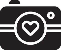 Camera photography icon symbol vector image. Illustration of multimedia photographic lens graphic design image