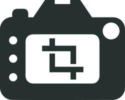 Camera photography icon symbol vector image. Illustration of multimedia photographic lens graphic design image