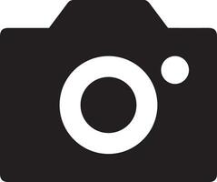 Camera photography icon symbol vector image. Illustration of multimedia photographic lens graphic design image