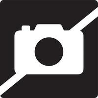 Camera photography icon symbol vector image. Illustration of multimedia photographic lens graphic design image