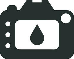 Camera photography icon symbol vector image. Illustration of multimedia photographic lens graphic design image