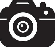 Camera photography icon symbol vector image. Illustration of multimedia photographic lens graphic design image