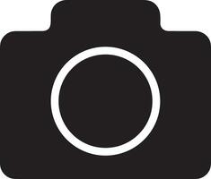 Camera photography icon symbol vector image. Illustration of multimedia photographic lens graphic design image