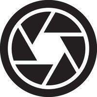 Camera photography icon symbol vector image. Illustration of multimedia photographic lens graphic design image