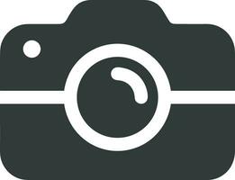 Camera photography icon symbol vector image. Illustration of multimedia photographic lens graphic design image