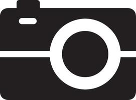 Camera photography icon symbol vector image. Illustration of multimedia photographic lens graphic design image