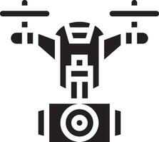 Camera photography icon symbol vector image. Illustration of multimedia photographic lens graphic design image