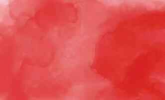 Red watercolor stain background vector