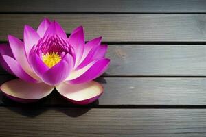 Lotus flower. background. AI Generative Pro Photo