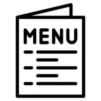 fast food menu icon vector