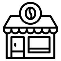 coffee shop icon vector