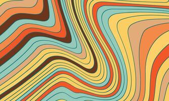 Psychedelic groovy background. Colorful abstract background. vector