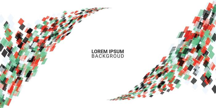 Abstract colorful geometric curve background. vector