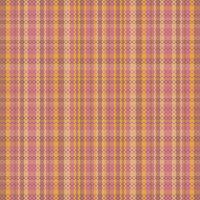 Tartan plaid pattern with texture and coffee color. vector