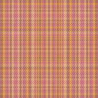 Tartan plaid pattern with texture and coffee color. vector