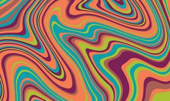 Psychedelic groovy background. Colorful abstract background. vector