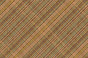 Tartan plaid pattern with texture and coffee color. vector