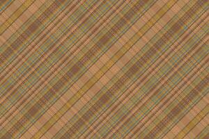 Tartan plaid pattern with texture and coffee color. vector