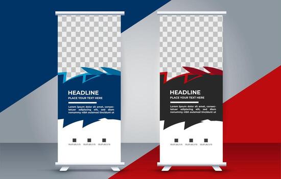 profesional negocio rodar arriba monitor espectador de pie modelo diseño vector