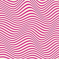 abstract repeat pink wavy line pattern art. vector