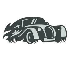 icono de vector de plantilla de logotipo de coche automático