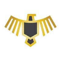 Winged frames. Flying bird shield emblem, eagle wings badge frame and retro aviation fast wing symbol vector