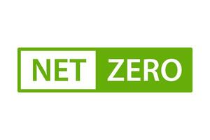 net zero carbon footprint icon vector emissions free  no atmosphere pollution CO2 neutral stamp for graphic design, logo, website, social media, mobile app, UI