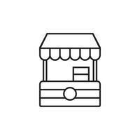 drinks cart icon vector
