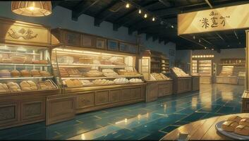 panadería general Tienda gráfico novela anime manga fondo de pantalla foto