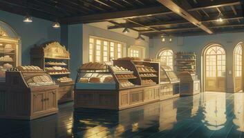 Bakery General Store Graphic Novel Anime Manga Wallpaper photo